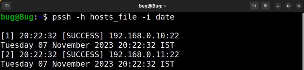 Get dates of multiple machines