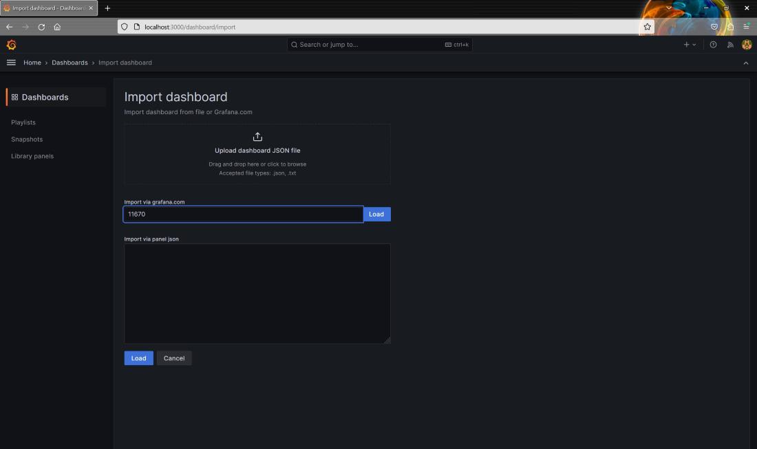 Import Dashboard