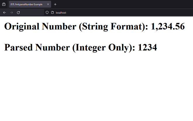 JSTL Formatting Tag - GeeksforGeeks