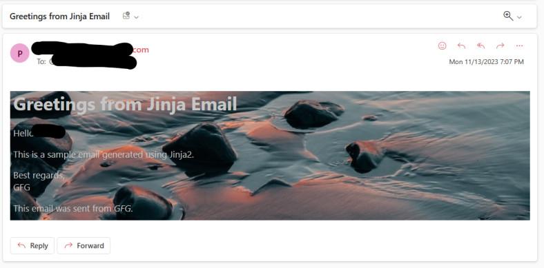 Jinja for HTML Email Templates in Python