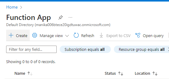 Create-function-app