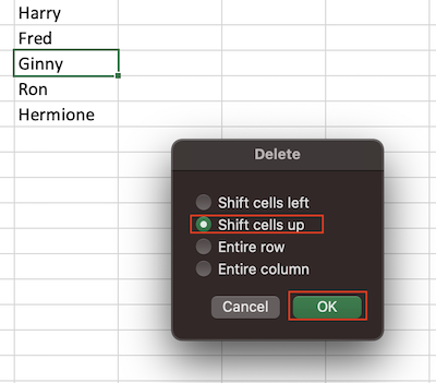 shift-cells-up