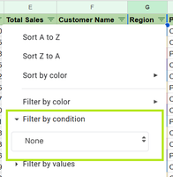 How to Filter in Google Sheets - GeeksforGeeks