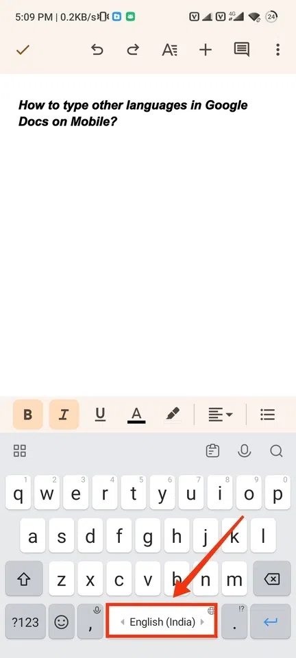 How To Type Other Languages In Google Docs GeeksforGeeks