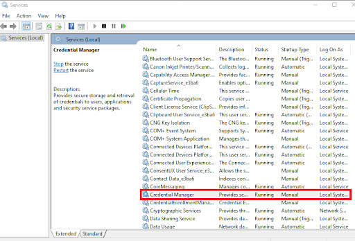 Credential-Manager-Services
