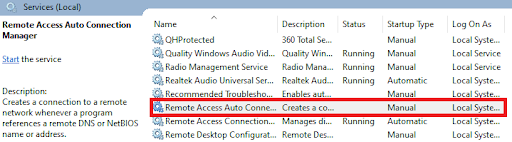 Remote-Access-Auto-Connection-Manager