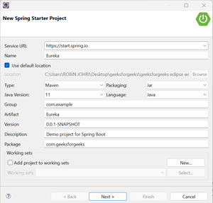 Implementation of Spring Cloud Netflix - Eureka - GeeksforGeeks