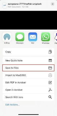 Convert Convert Photos to PDF on iPhone