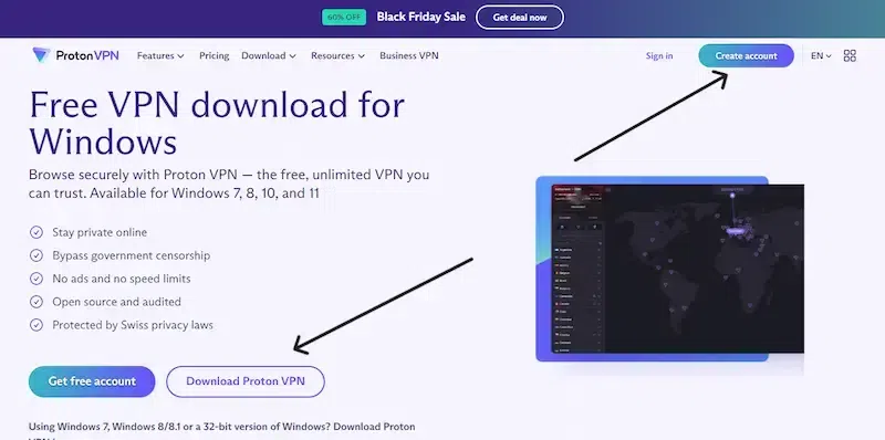 Connect to VPN Server by creating Account