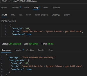 Python Falcon - get POST data - GeeksforGeeks