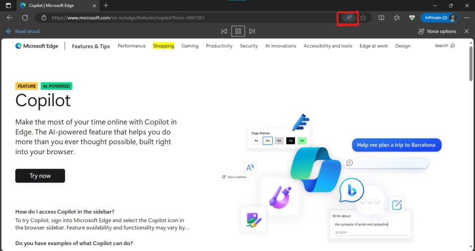 Enable Copilot in a managed Microsoft Edge browser