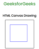 HTML Canvas Drawing - GeeksforGeeks