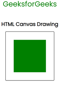 HTML Canvas Drawing - GeeksforGeeks