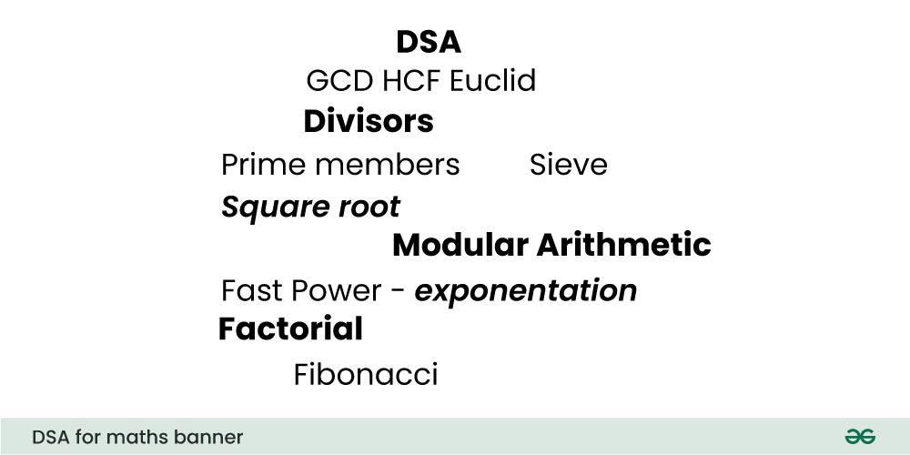 Basic Math Formulas - GeeksforGeeks