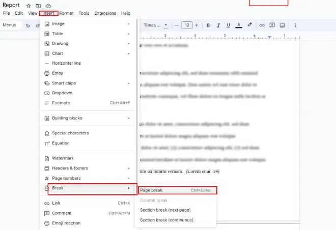 How to MLA format in Google Docs