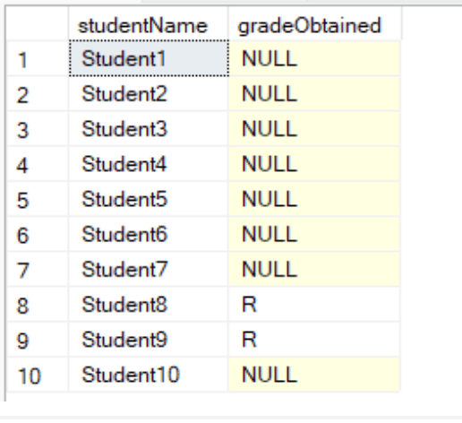 GradeRresult