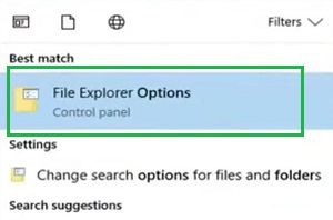 1--Select-File-Explorer-Option