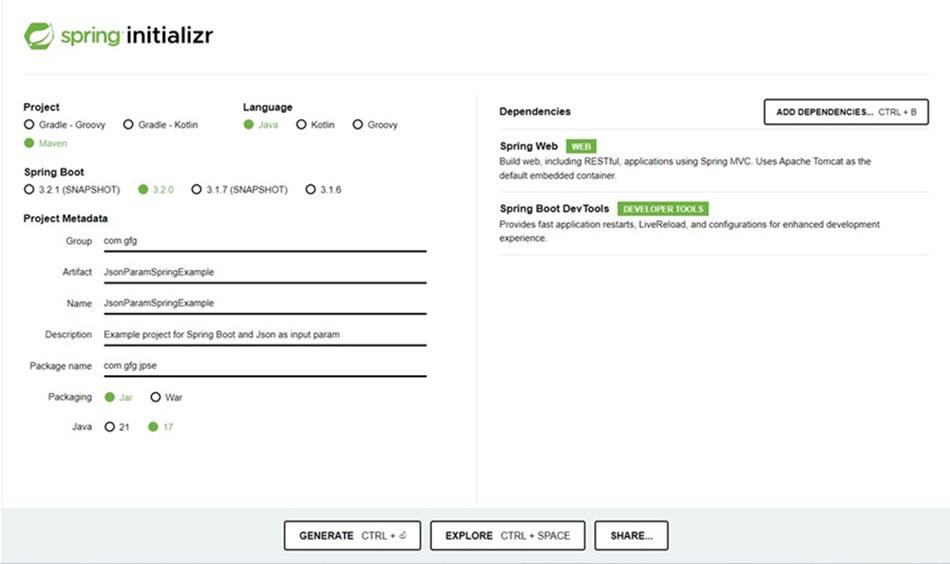 Java Spring Initializer