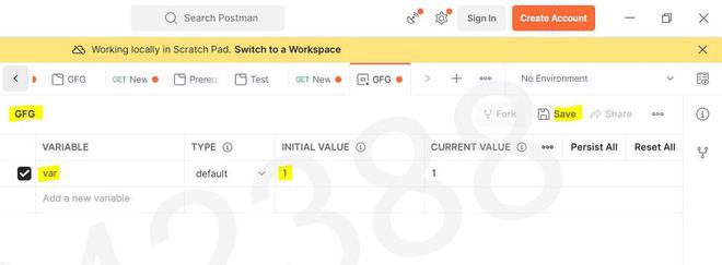 Explain the use of environment variables in Postman requests ...