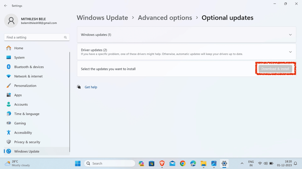 How to Update Intel Drivers On Windows 11 - GeeksforGeeks