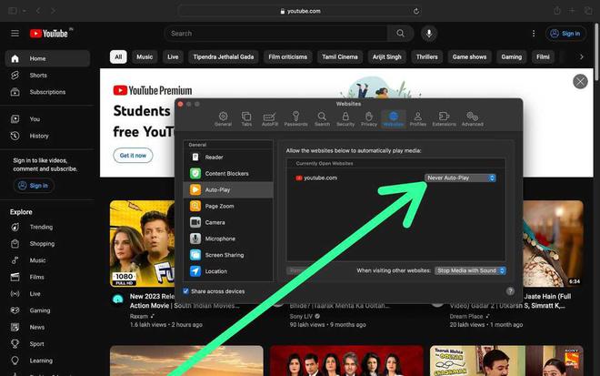 how to enable autoplay on safari ipad youtube