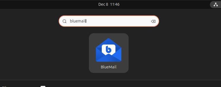 Search and start using BlueMail