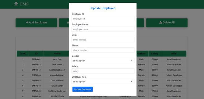Employee Management System Project using Spring Boot - GeeksforGeeks