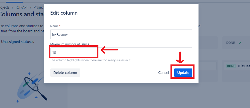 11. Adding the maximum number of issues