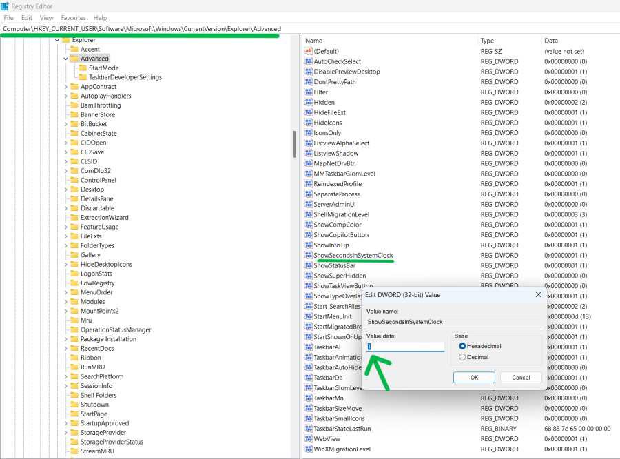 How-To-Show-Seconds-in-Windows-11-Taskbar-Clock-Using-Registry-Editor