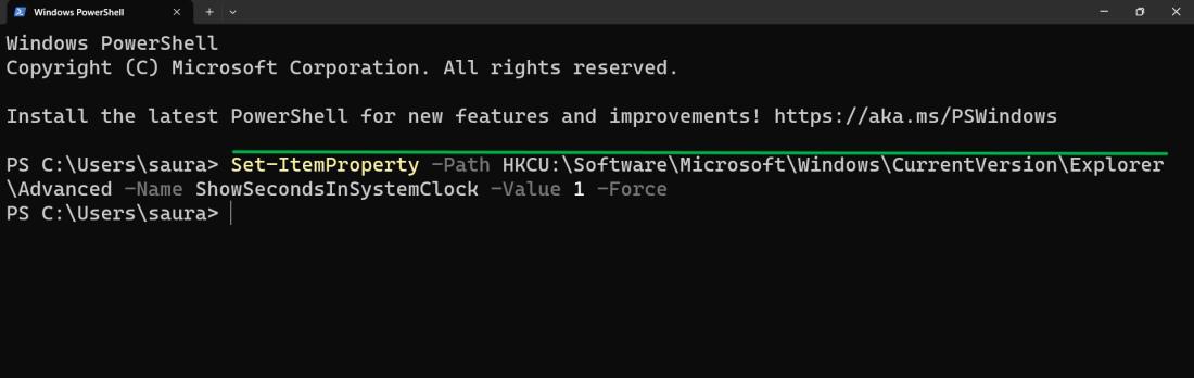 How-To-Show-Seconds-in-Windows-11-Taskbar-Clock-Using-Windows-PowerShell
