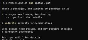 Installing Git Using npm - GeeksforGeeks