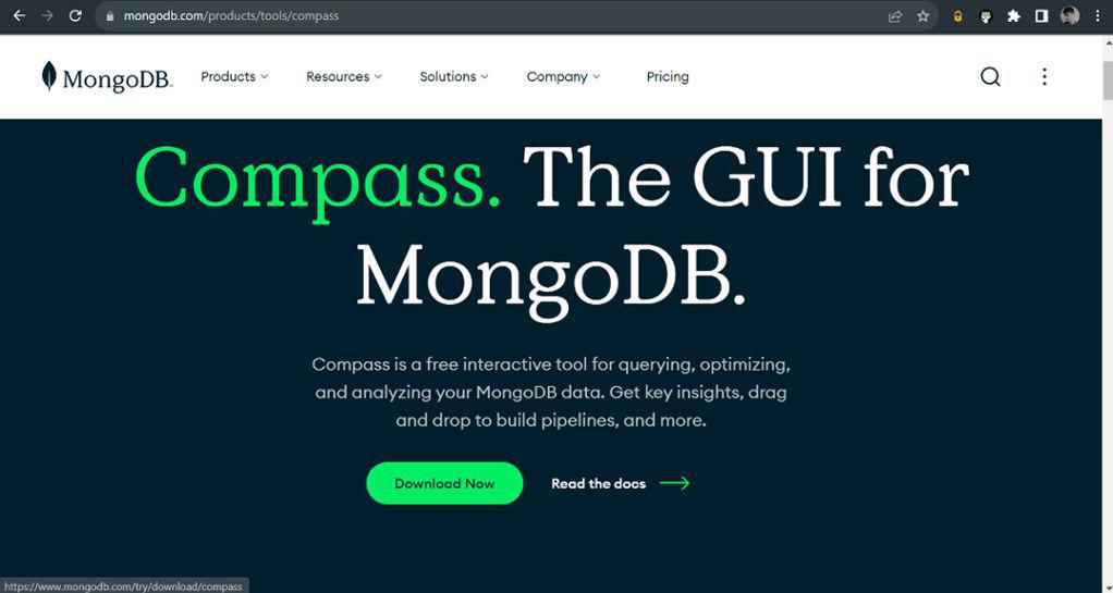 mongodb compass website