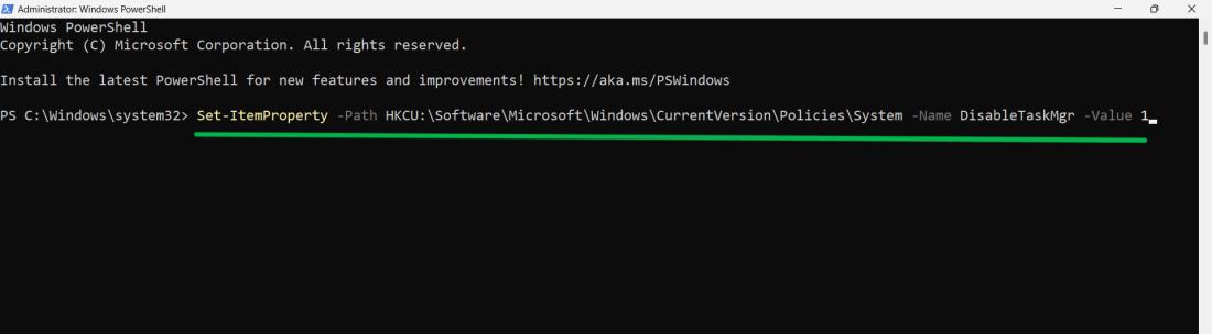 How-To-Disable-Task-Manager-Using-Windows-PowerShell