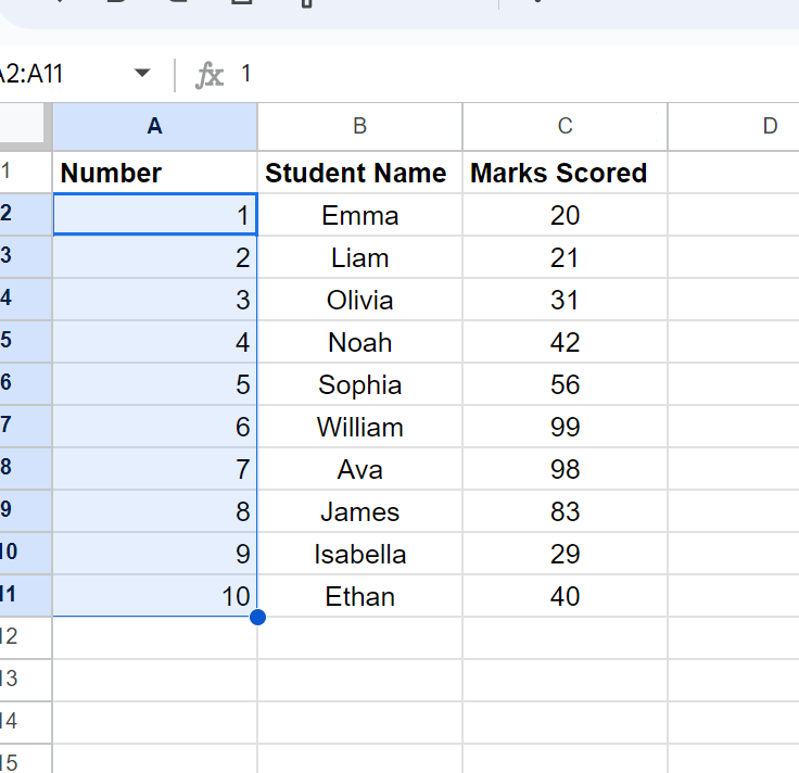 How To Add Serial Number In Google Sheets - Sheets for Marketers