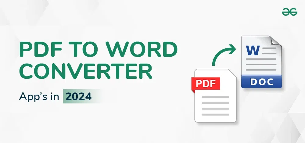 Free PDF to Word Converter Apps