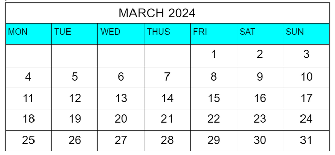 How to Make a Calendar in Google Docs in 2024 - GeeksforGeeks