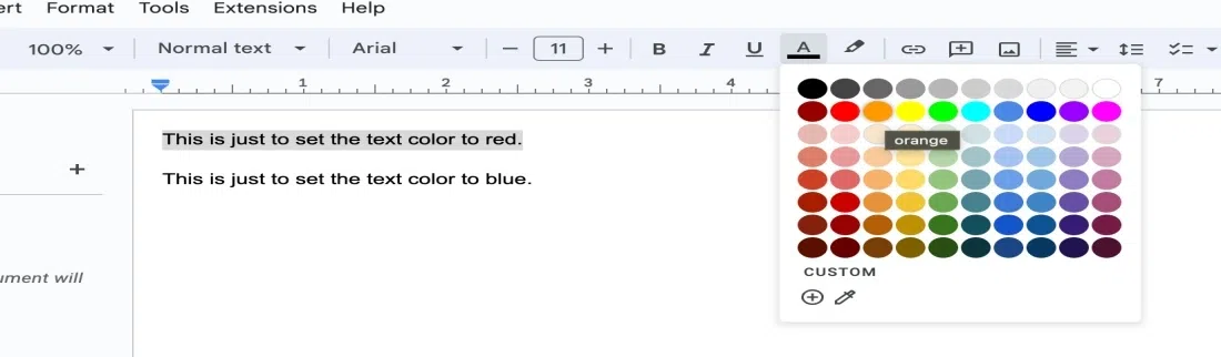 Text-Color-Options