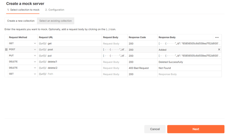 Postman - Mock Server - GeeksforGeeks