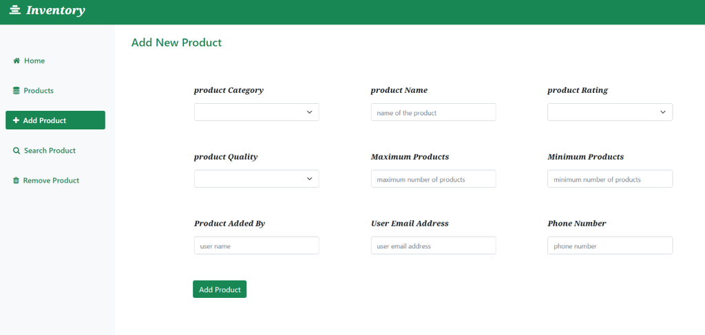 Inventory Management System using Spring Boot - GeeksforGeeks