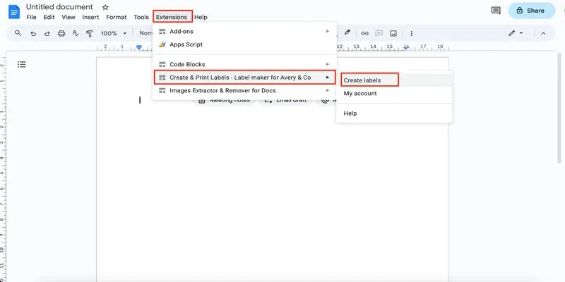 how-to-make-labels-in-google-docs-geeksforgeeks