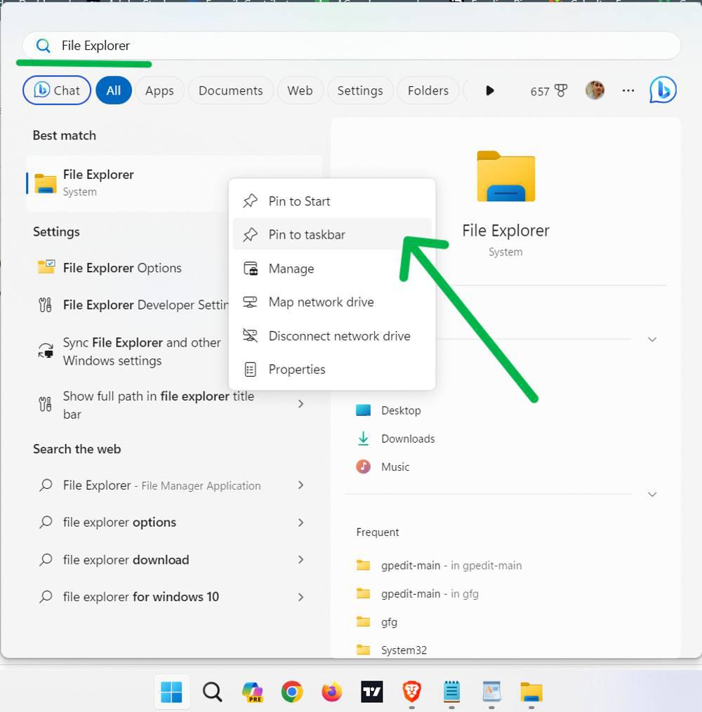 How-To-Open-File-Explorer-From-Taskbar-by-Pinning-It