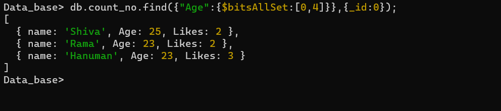 example of using $bitsallset operator