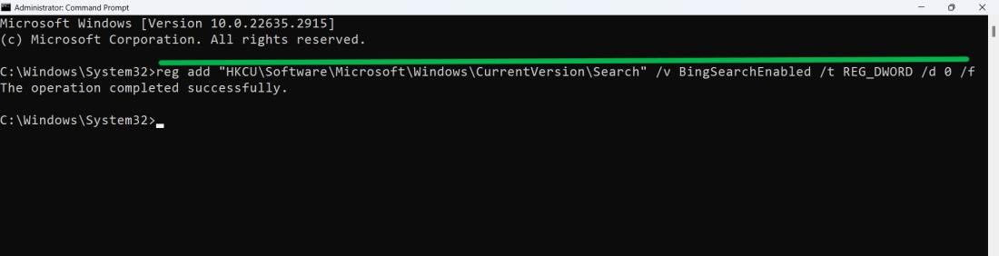 How-To-Remove-Bing-Search-from-Windows-11-Using-Command-Prompt