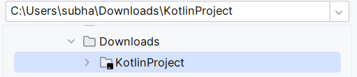 Opening the Downloaded Kotlin Project