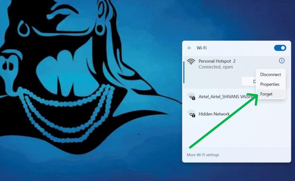 How to Forget a Network in Windows 11