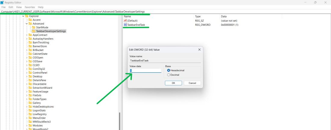 Turn-on-the-End-Task-item-in-the-Registry-Editor
