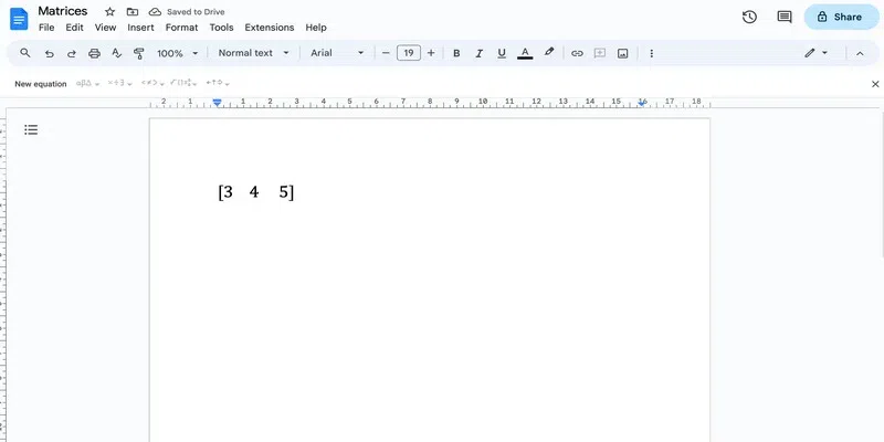 How To Insert Matrix In Google Docs - GeeksforGeeks