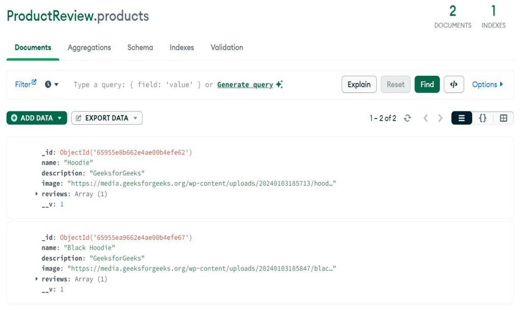 Product Review Platform using MERN - GeeksforGeeks