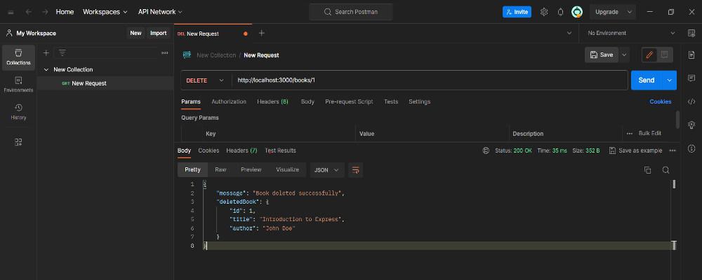 How To Test Delete Method Of Express With Postman ? - Geeksforgeeks