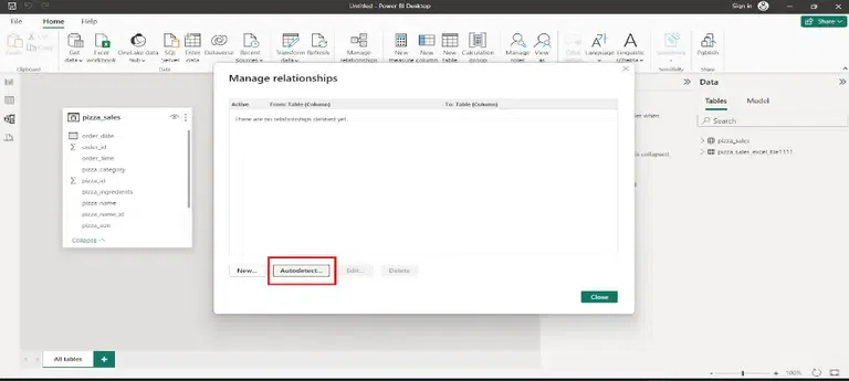 Autodetect Relationship in Power BI